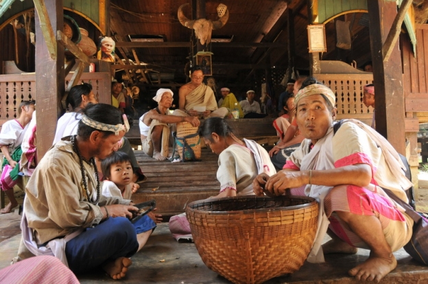 temple de Letongku village karen Thaïlande