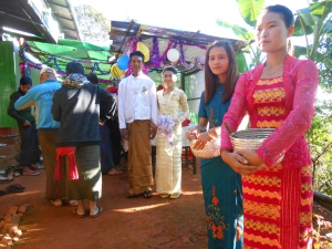ceremonie de mariage en Birmanie Pindaya