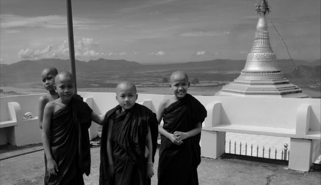 Novices sur le Mt Shwegabin Hpa an