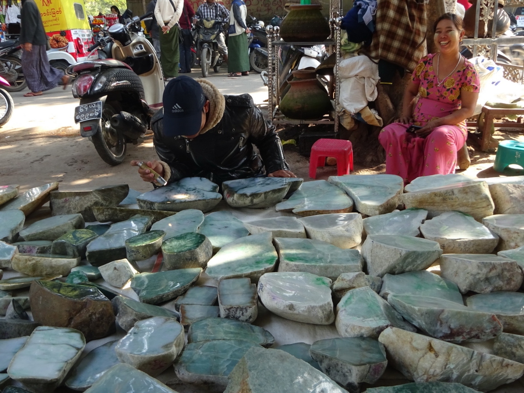 le marché de jade Mandalay